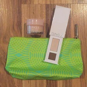 NEW Clinique moisture surge & eyeshadow duo w/ bag